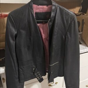 Rocawear Black Jacket with Pink Interior